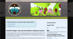 Desktop Screenshot of ninilchiktribe-nsn.gov